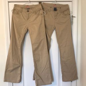 2 pair, Gap khaki jeans